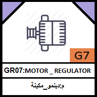 G7-MOTOR _ REGULATOR _STARTER_FAN_مجموعة _مروحة_ ريشة_دينمو سلف مكينة